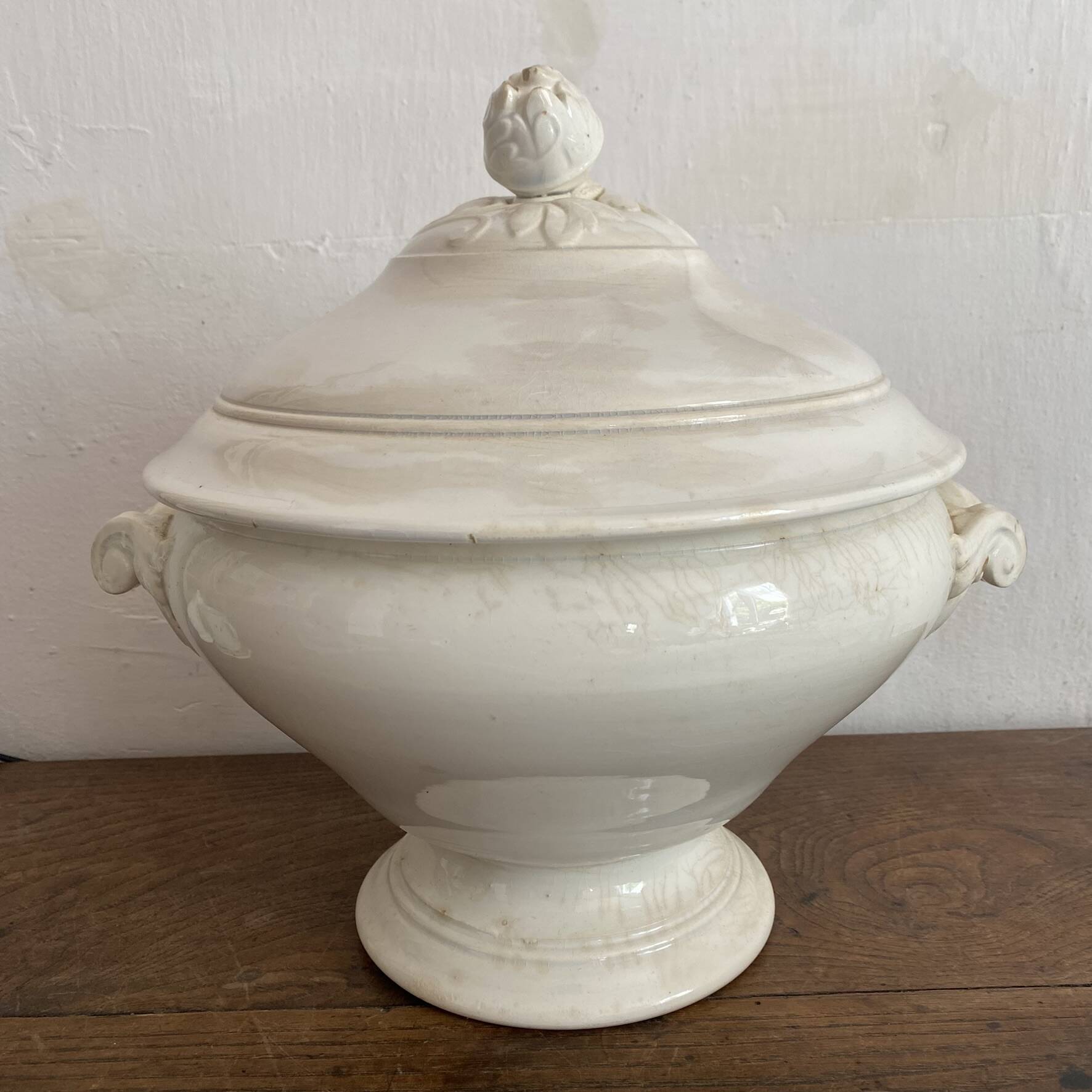Antique Digoin soup tureen