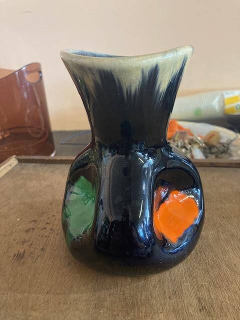 Varnished terracotta vase