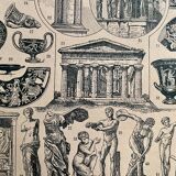 Lithographie sur la Grèce de 1922