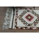 1970s Vintage Turkish Hand-Knotted Wool Cotton Beige Runner Rug 86x375