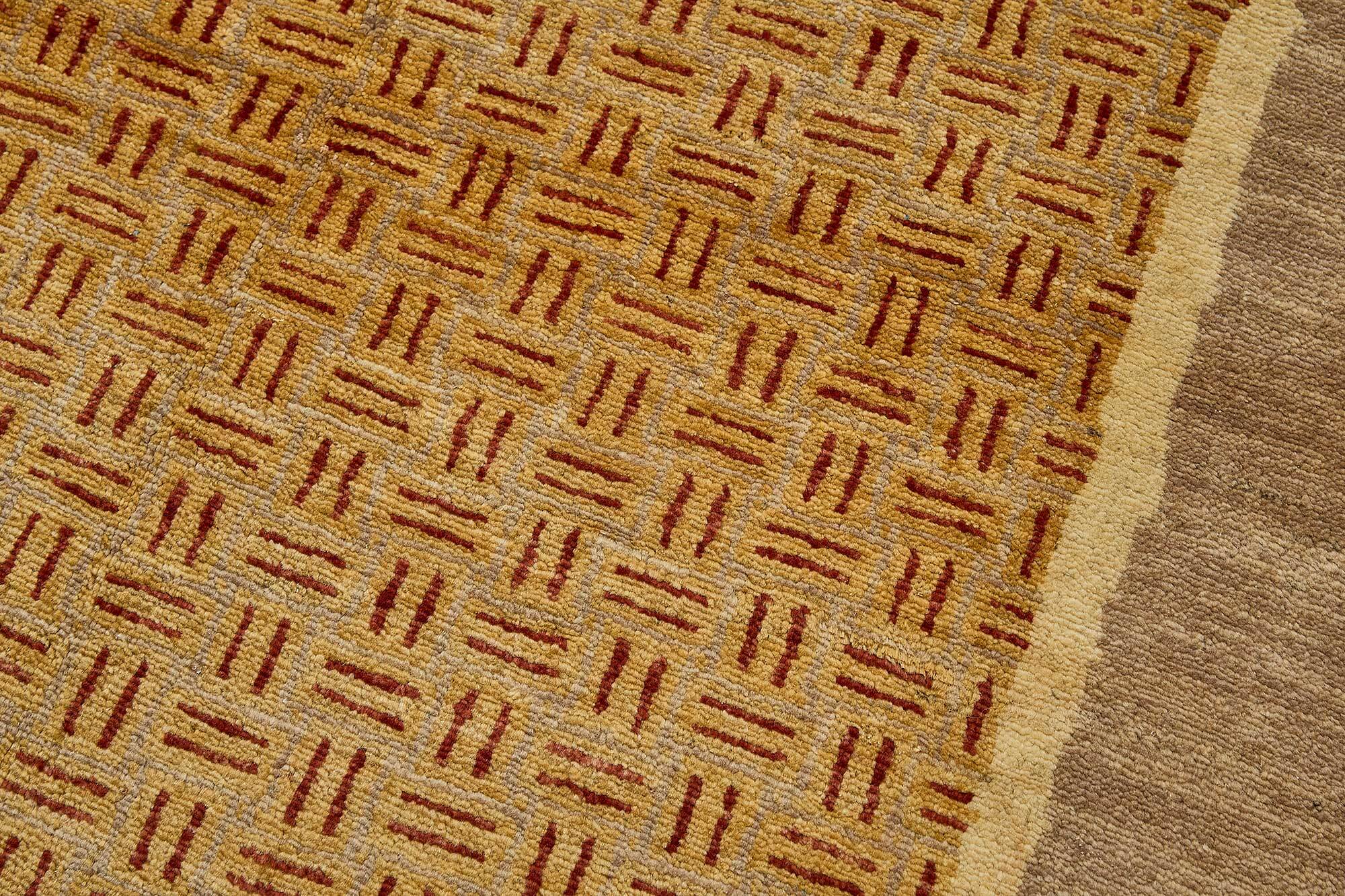 Turkish Handknotted Wool Oushak Rug 95 cm x 161 cm