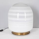 Vintage 70s table lamp in murano glass design barbini