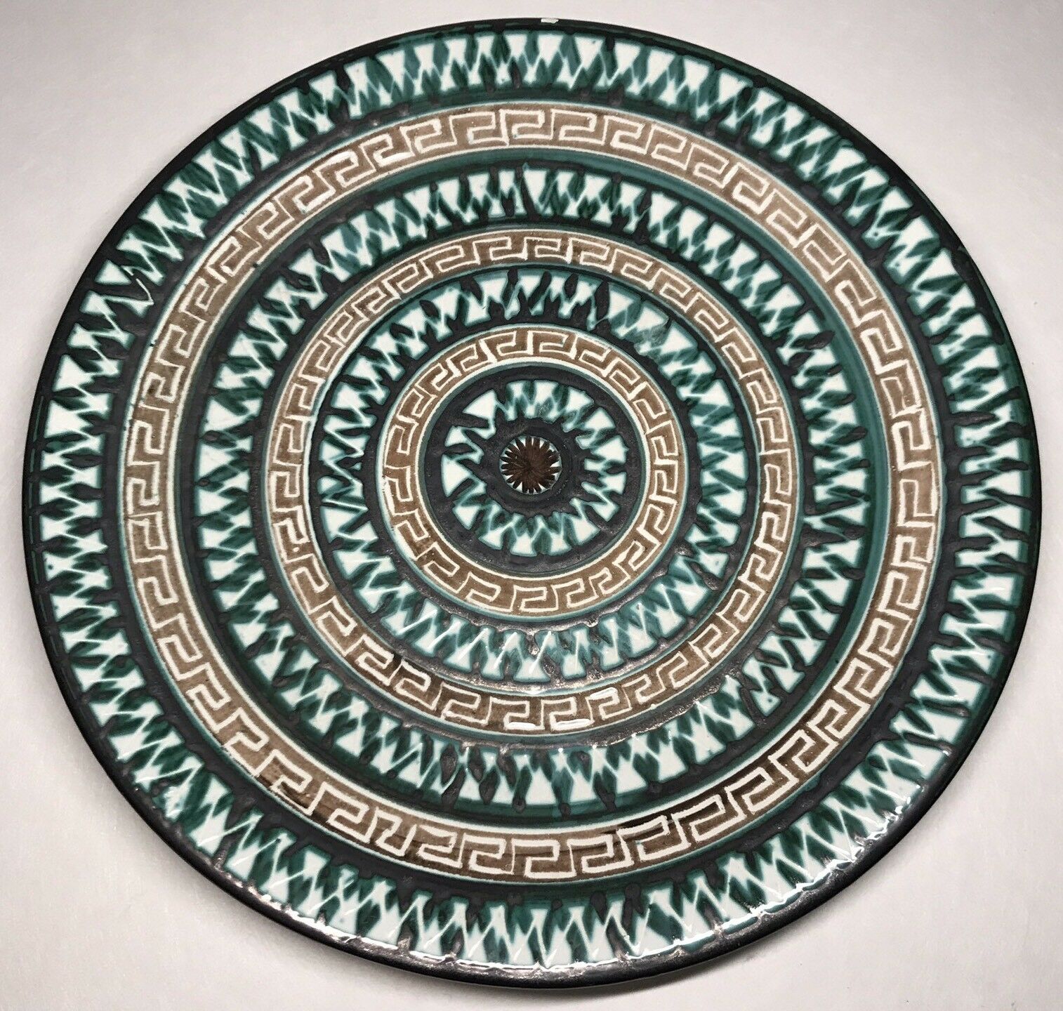 Round dish R.P. Robert Picault Vallauris vintage