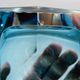Antique ashtray pocket tray murano glass sommerso italy - flavio poli years