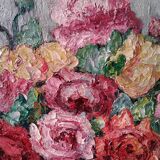 Tableau  bouquet de roses