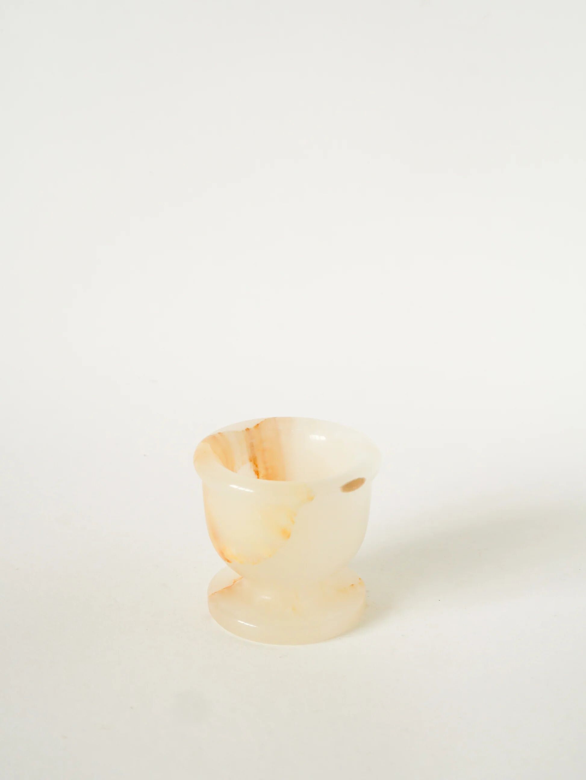 Small mortar and pestle in alabaster, 1970