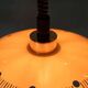 70s space age glass pendant, vintage glass pendant from Sweden.