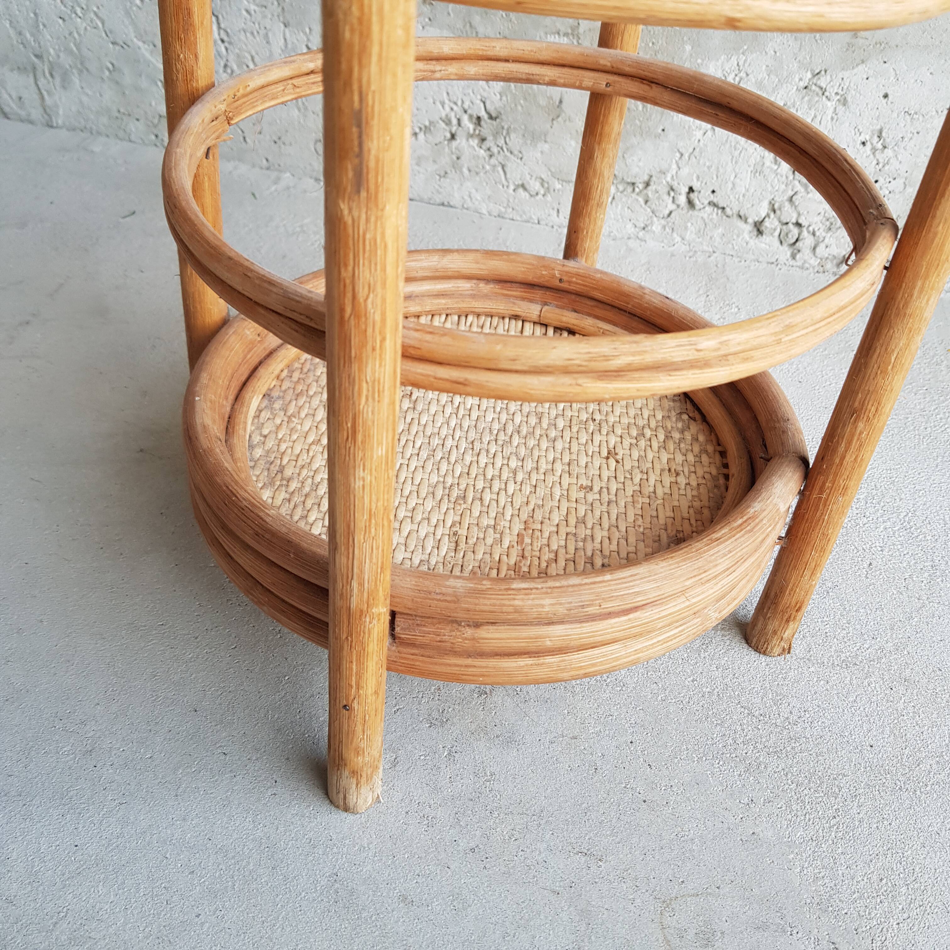 Bamboo umbrella holder