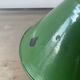 Lot 2 industrial suspensions green emaillees 20 cm