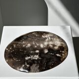 Dish in petrified wood
