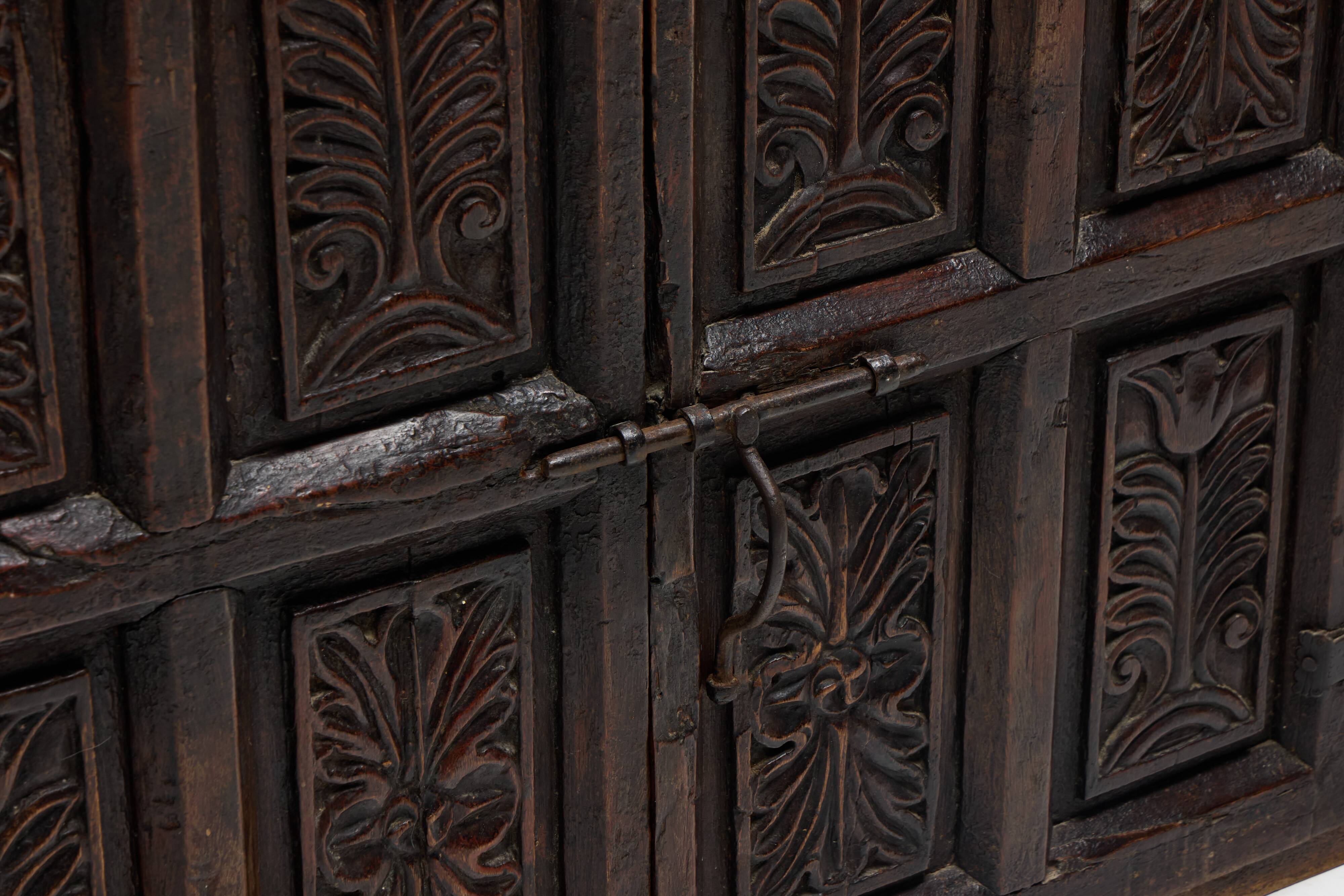 Antique Carved Cupboard, France, 18th Century