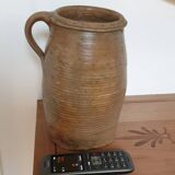 Old 25cm glazed stoneware pot