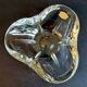 Val Saint Lambert Blown Crystal Ashtray / Pocket Tray (Vintage)