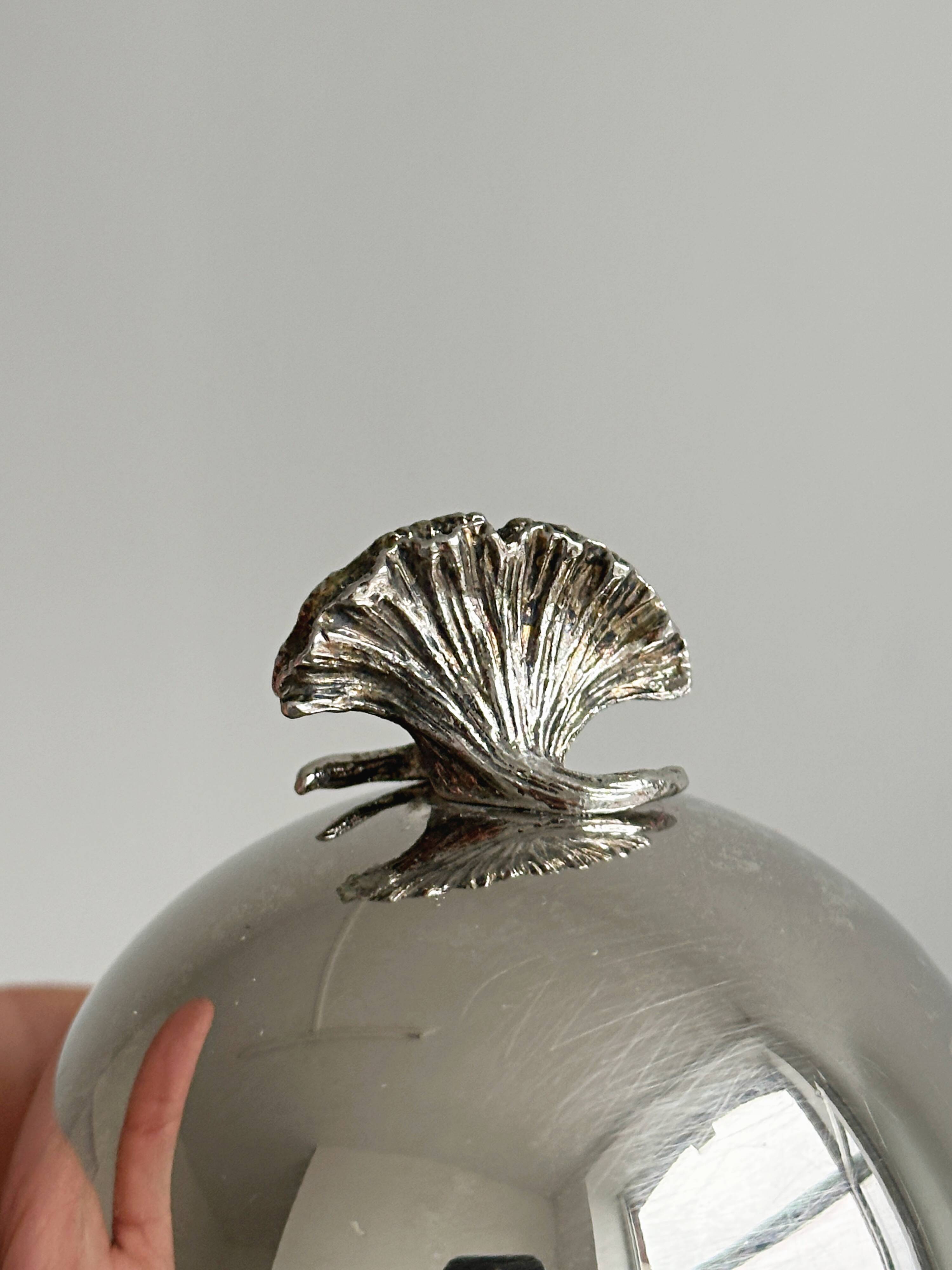 small butter dish sugar bowl porcelain and metal