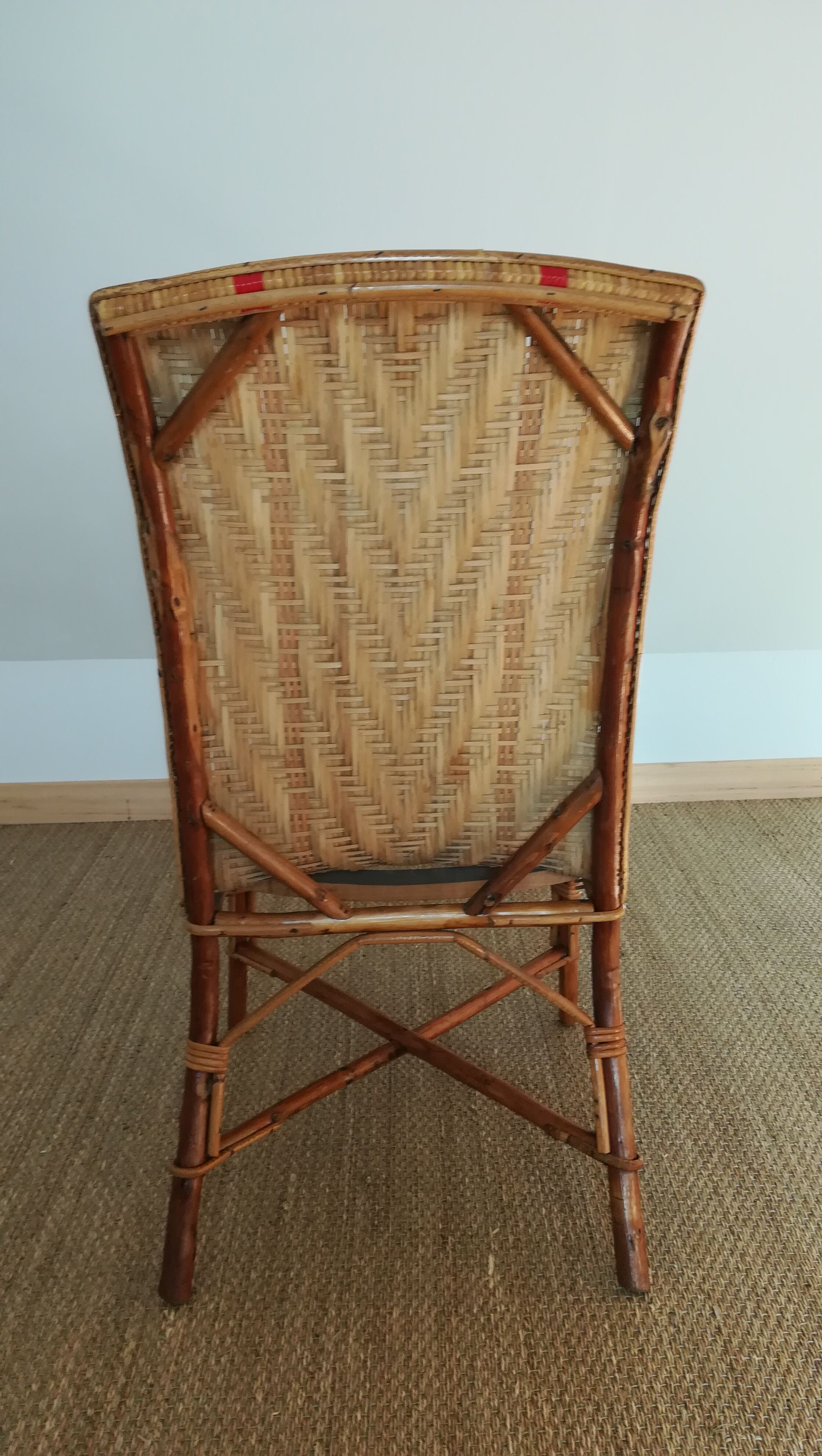 Rattan armchair