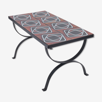 Wrought iron coffee table