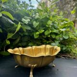 Brass centrepiece tray in Louis XV style.