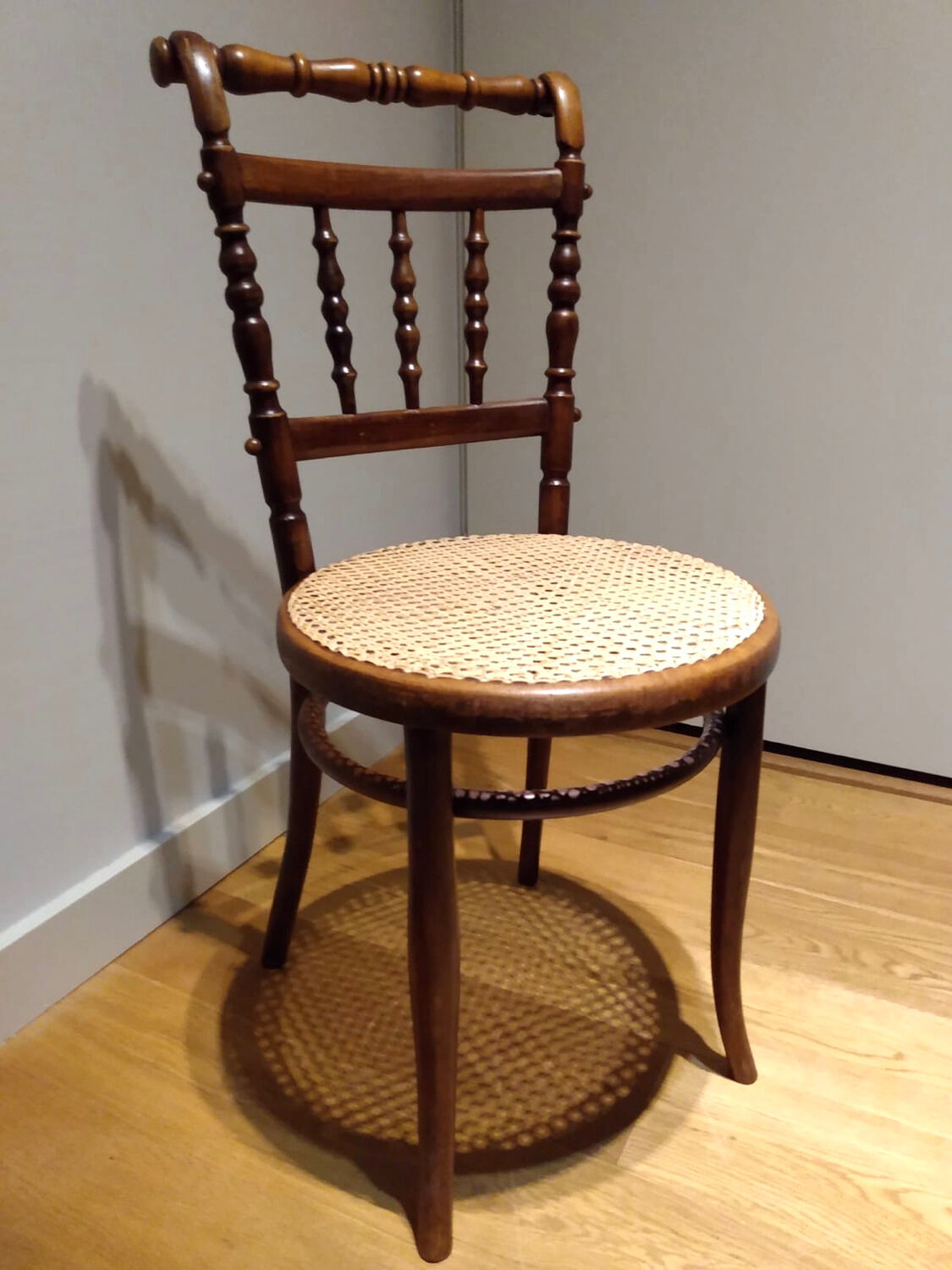4 bentwood and webbing Dining Chairs by Jacob and Josef Kohn