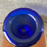 Large blue Murano glass vase, 1960s