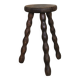 Tabouret vintage tripode pieds perlés