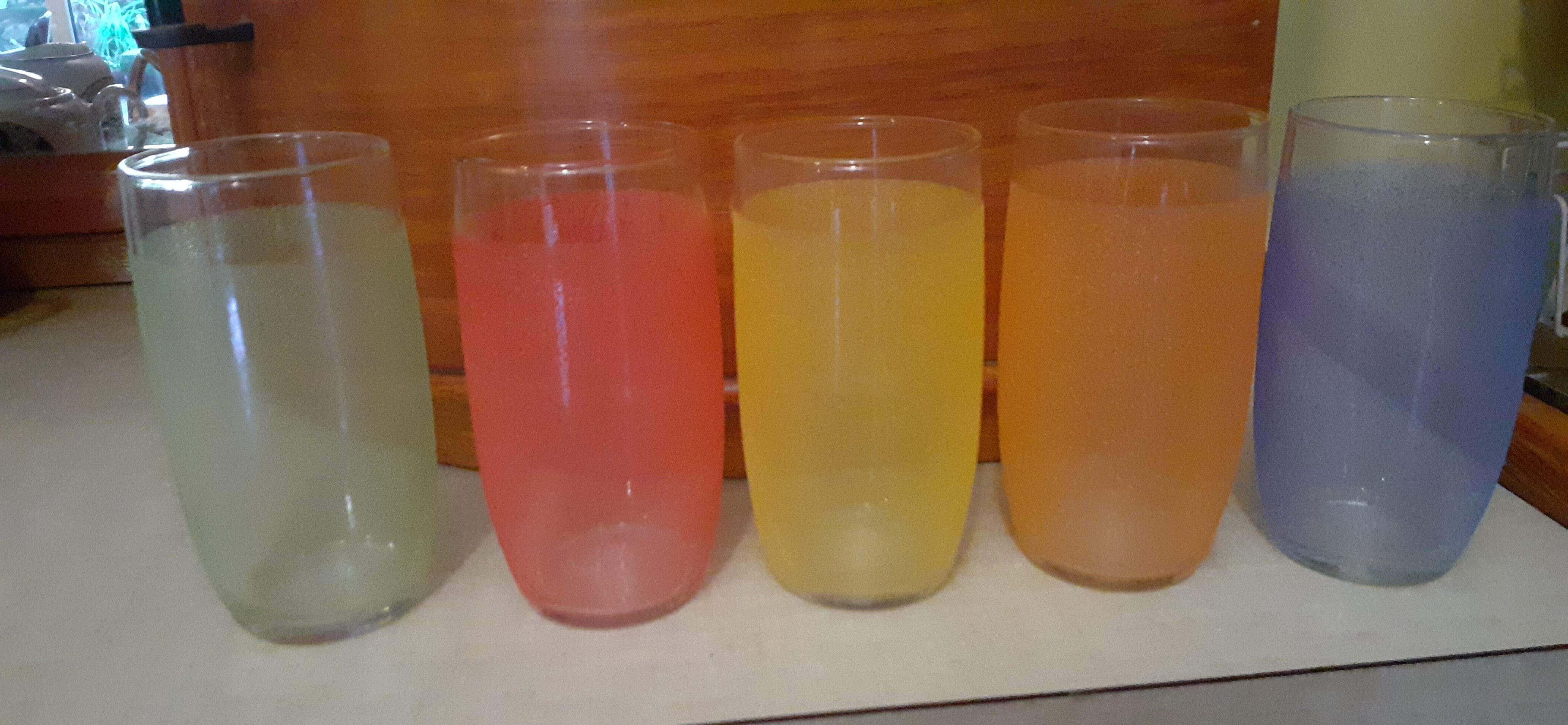 Orangeade glasses