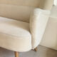 Couch sofa club 3 places organic 50 60 vintage years