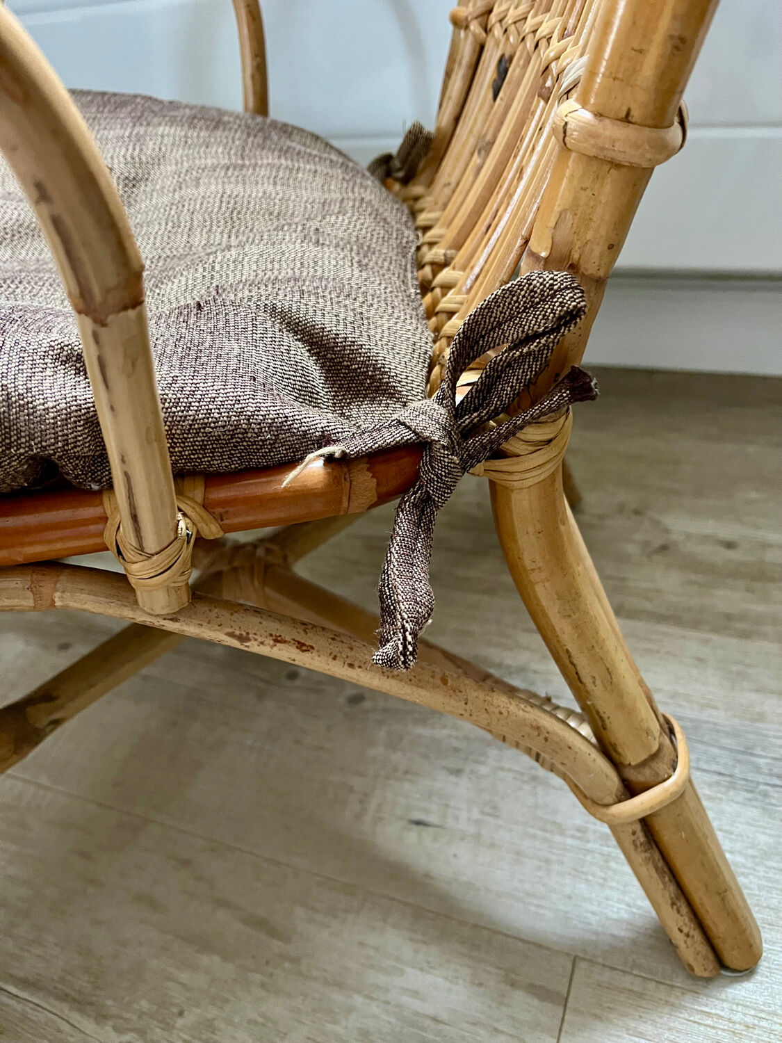 Child's rattan armchair