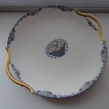 Dessert service porcelain Limoges Union Art Deco 9 people