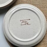 Five dessert plates 1970 Lunéville