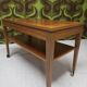 Teak serving table with casters, 1970s