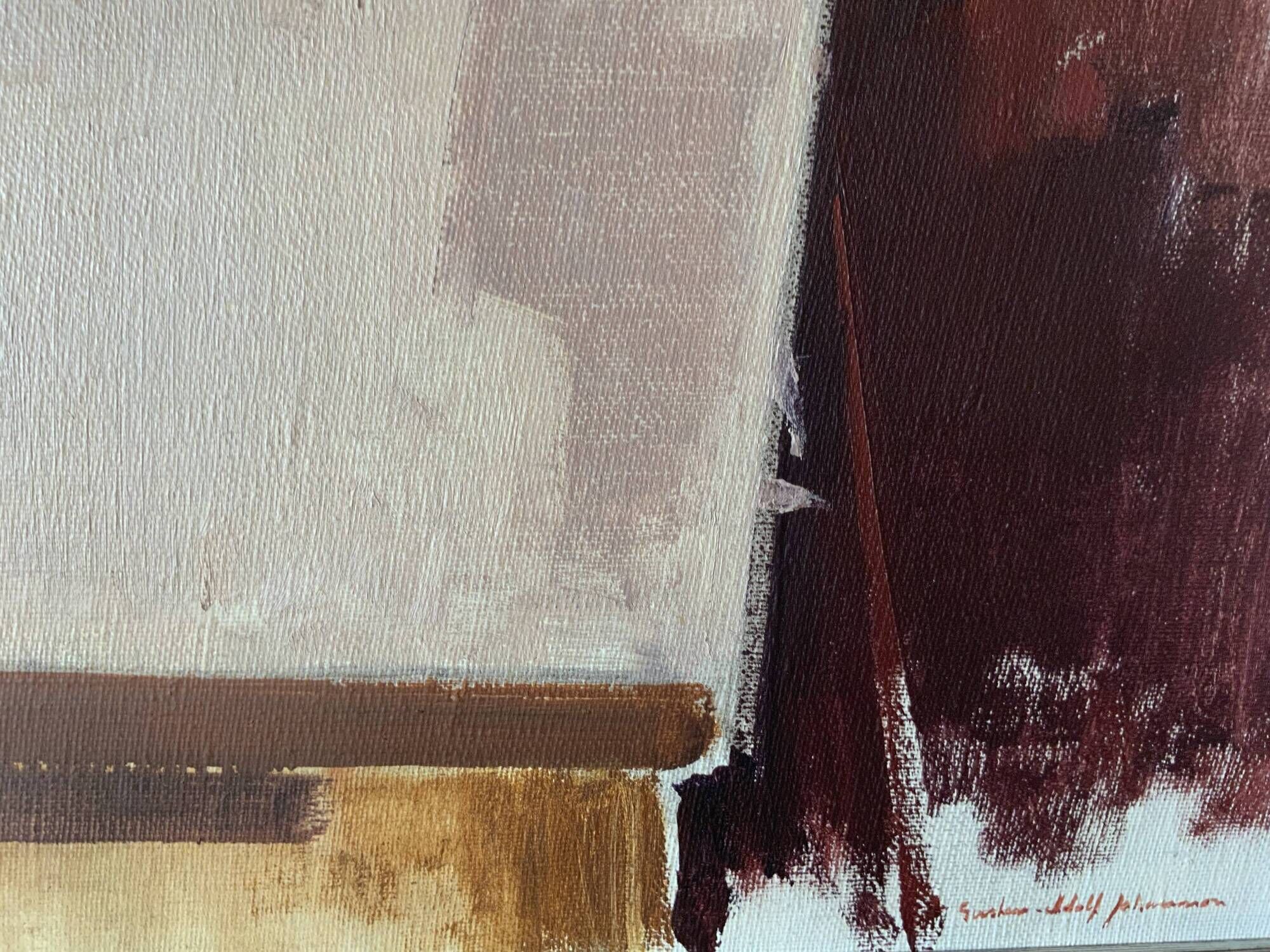 Vintage Oil On Canvas Still Life by G.A. Johansson (1912-1998)