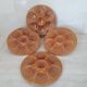 Scallop shell plates St Jacques by SECLA Portugal Barbotine