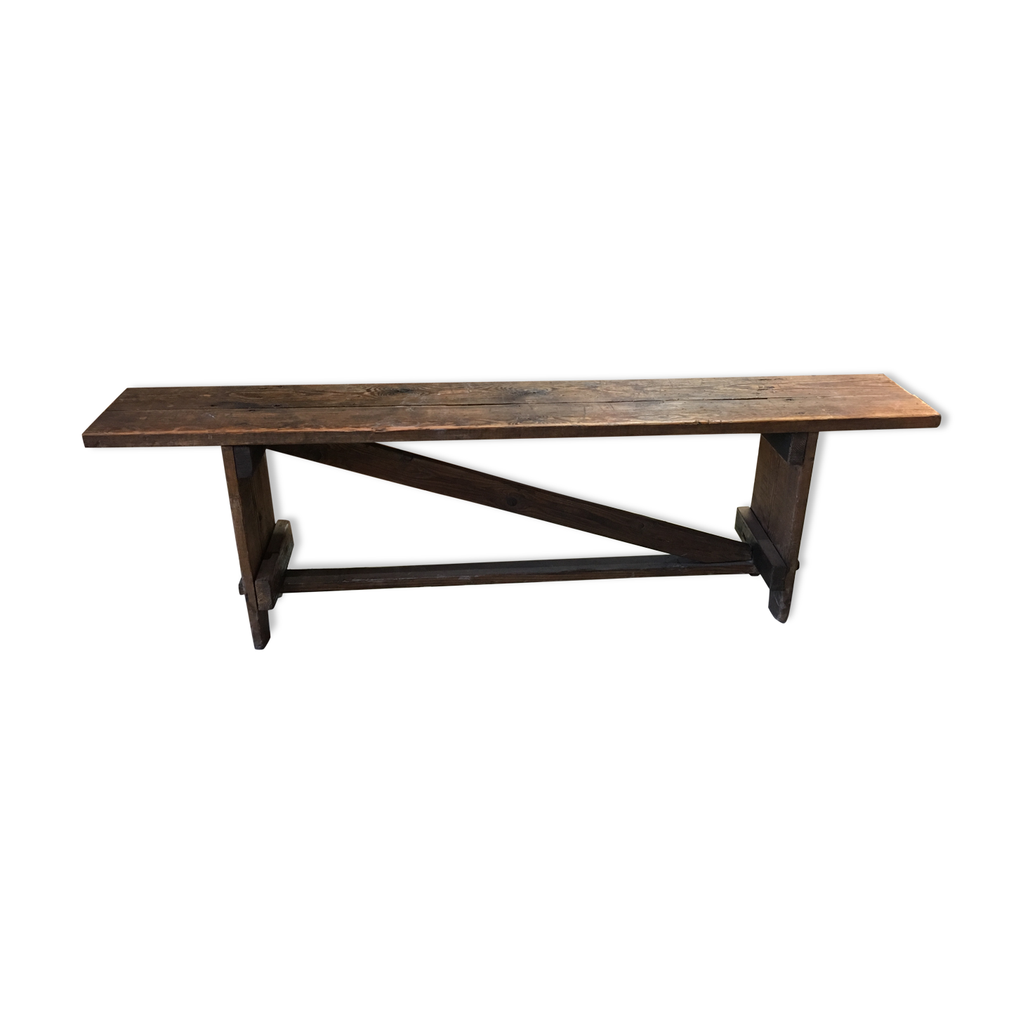 Wooden bench
