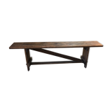 Wooden bench