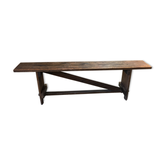 Wooden bench