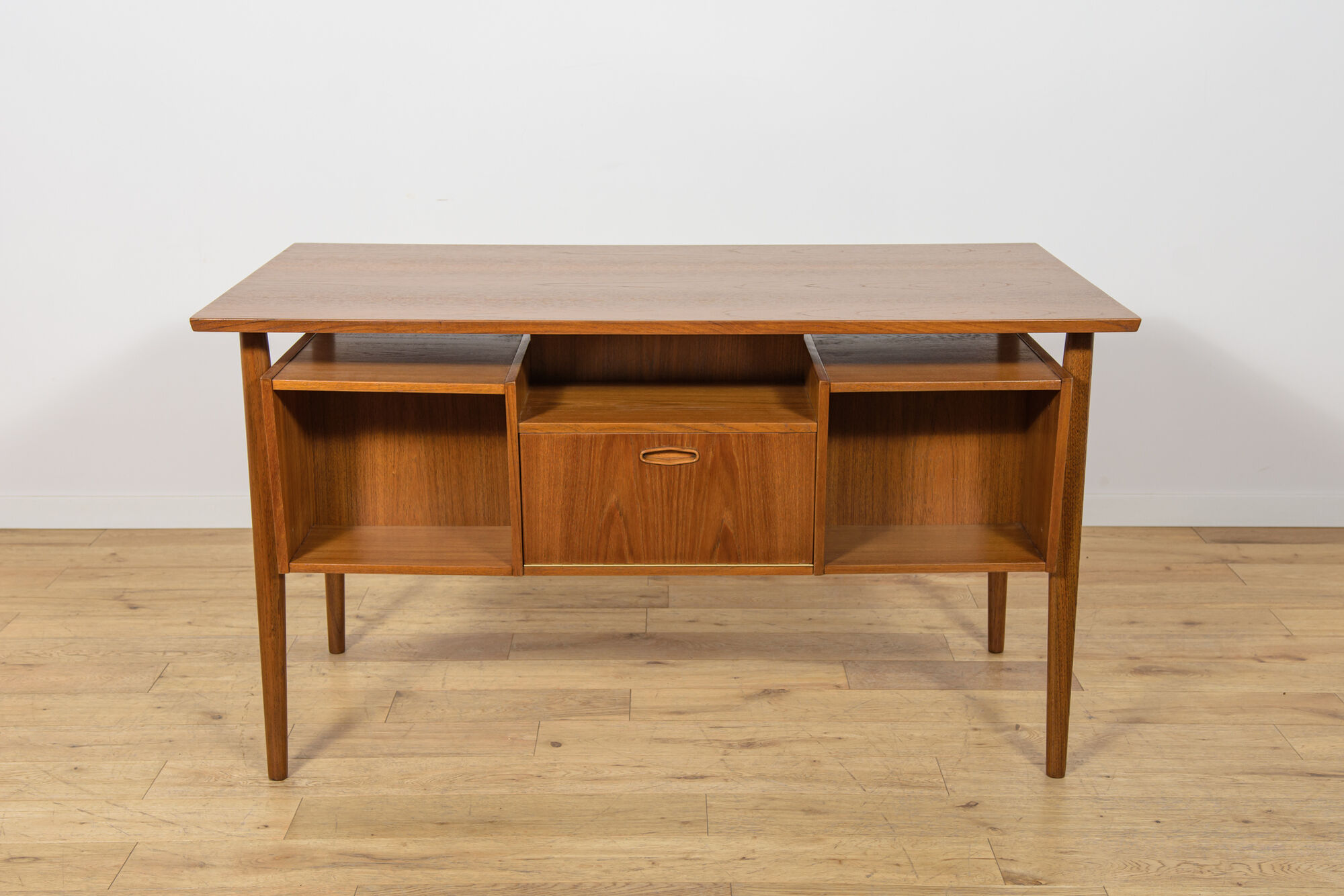 Mid-Century Teak Desk by Gunnar Nielsen Tibergaard, Denmark, 1960s