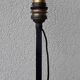 Black iron floor lamp