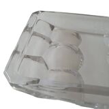 Rectangular crystal centerpiece vannes unsigned crystal