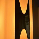 Pair of Loewy wall lights for Hilton, brass and Perspex, France 1965
