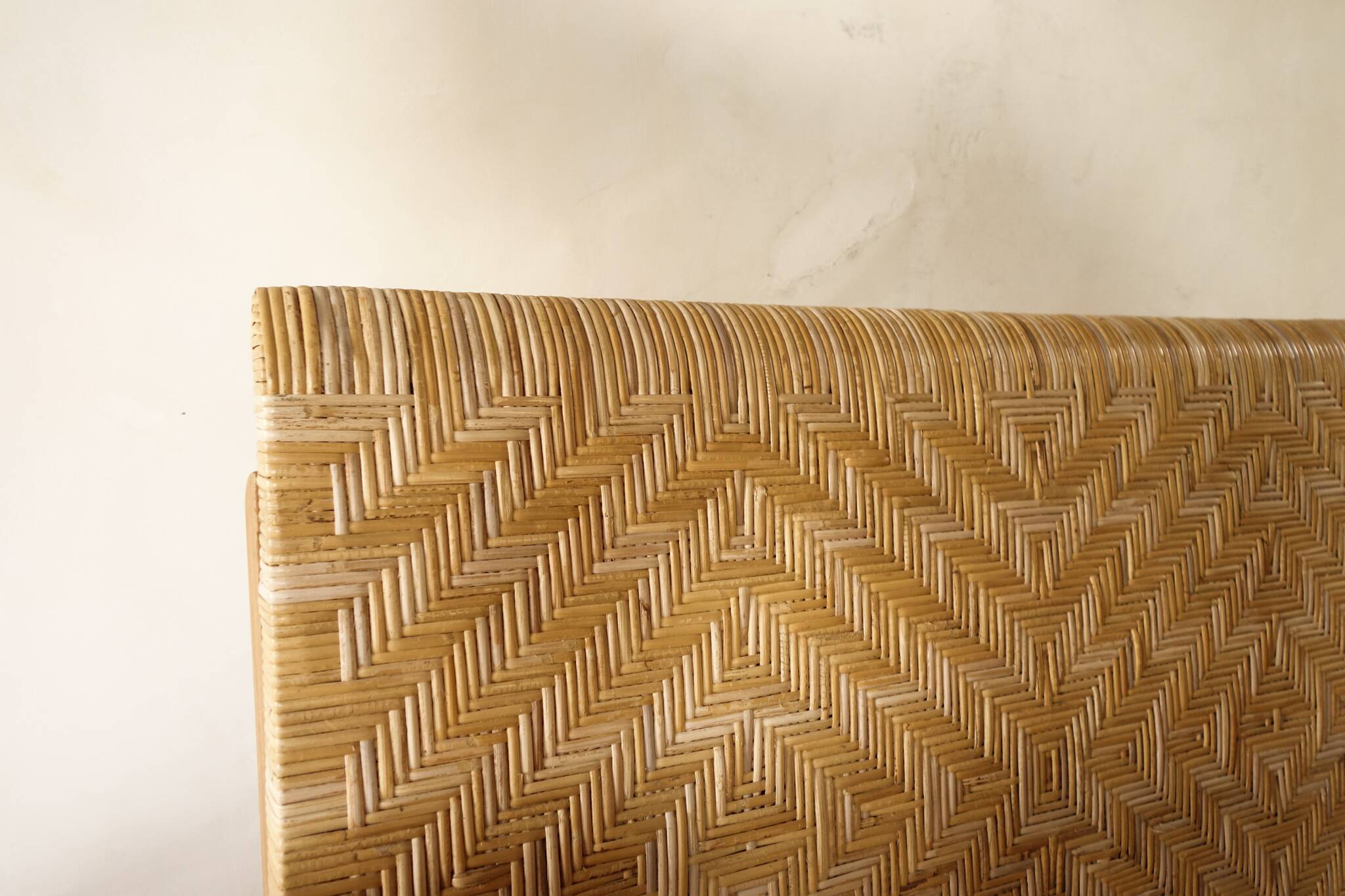 Art Deco Rattan and Teak Living Room Set from the 40s-50s.