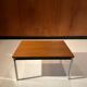Table basse en acier et teck, 1970