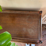 Commode rotin & bois