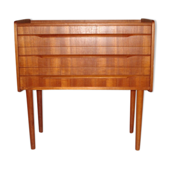 Furniture in teak with three drawers