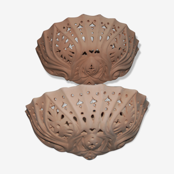 Terracotta sconces