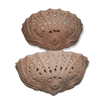 Terracotta sconces