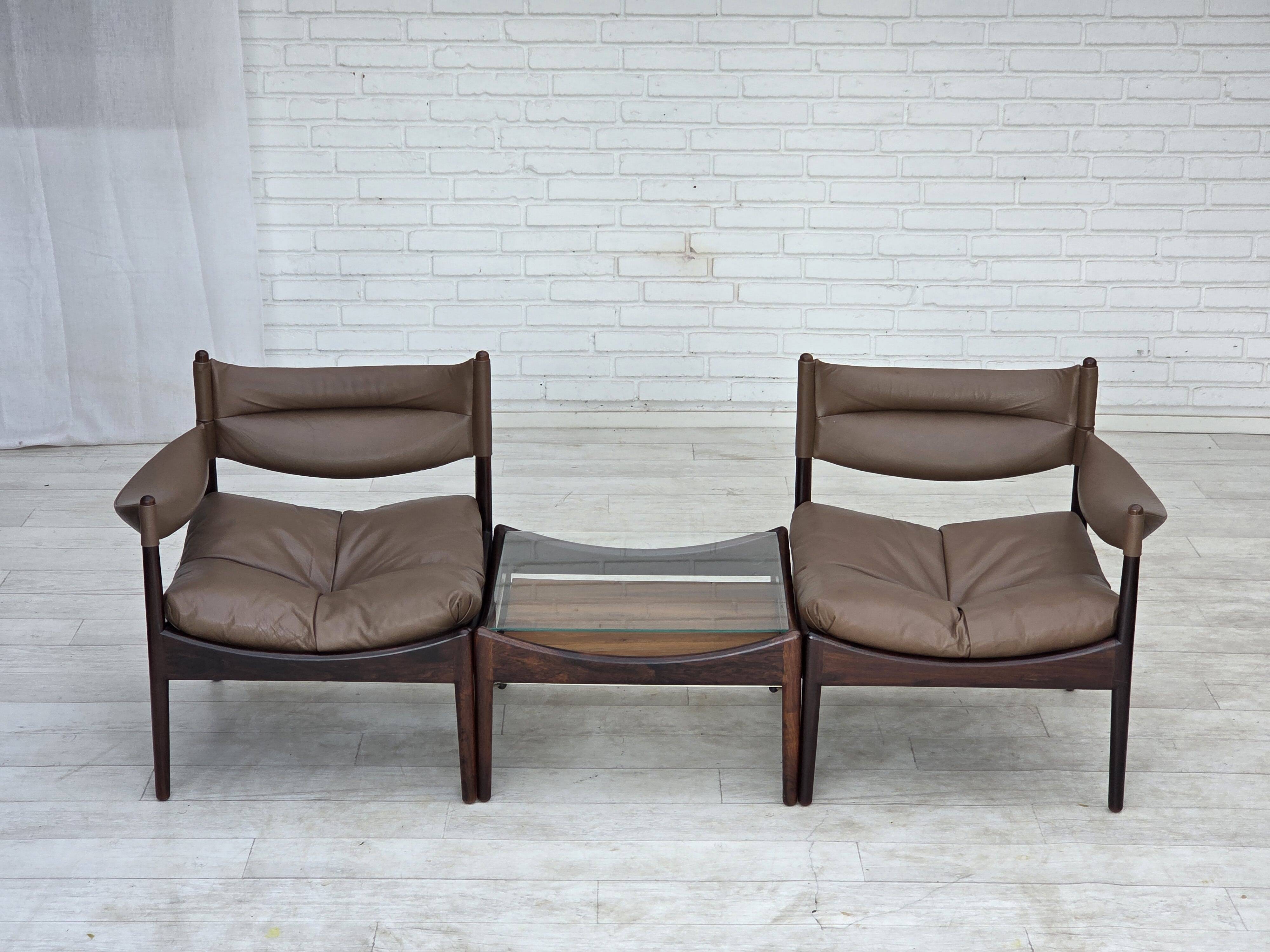 1970s, Danish design by Kristian Vedel, modular sofa, model Modus.
