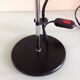Lampe de bureau en métal orange  et noir / vintage années -60-70