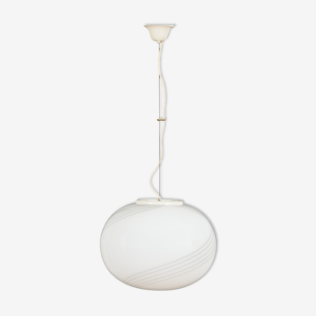 Italian Murano glass  sphere pendant lamp