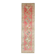 Tapis coureur vintage en laine et coton turc noué à la main rose 92x364