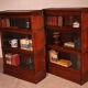 Globe Wernicke oak bookcase pair circa 1900